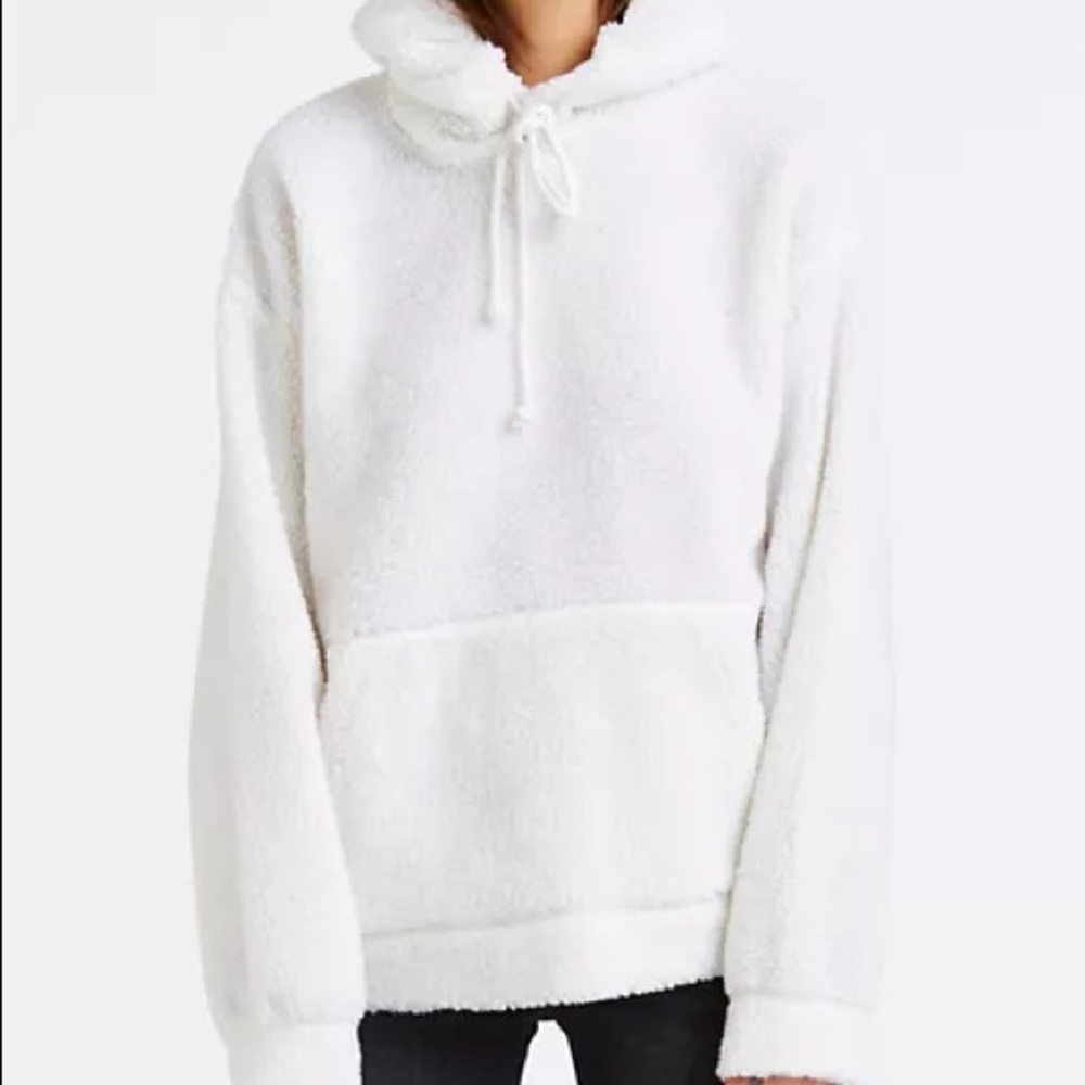 Levi’s White Sherpa Hoodie